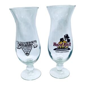 Set of 2 Large Hurricane Glasses